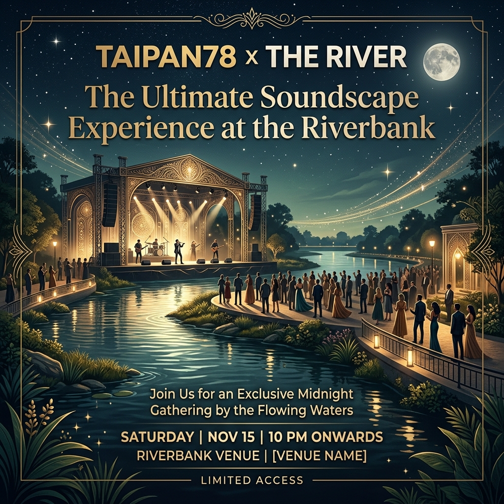 TAIPAN78 x The River The Ultimate Soundscape Experience at the Riverbank